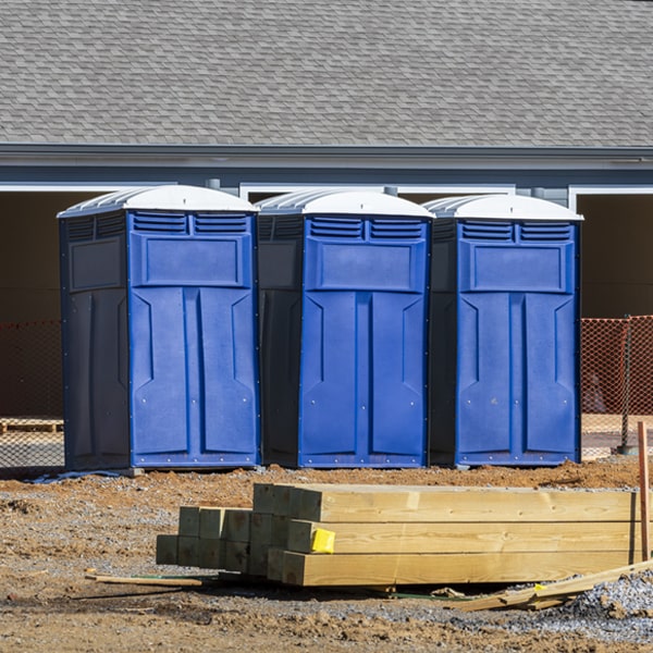 how do you ensure the porta potties are secure and safe from vandalism during an event in Amalga